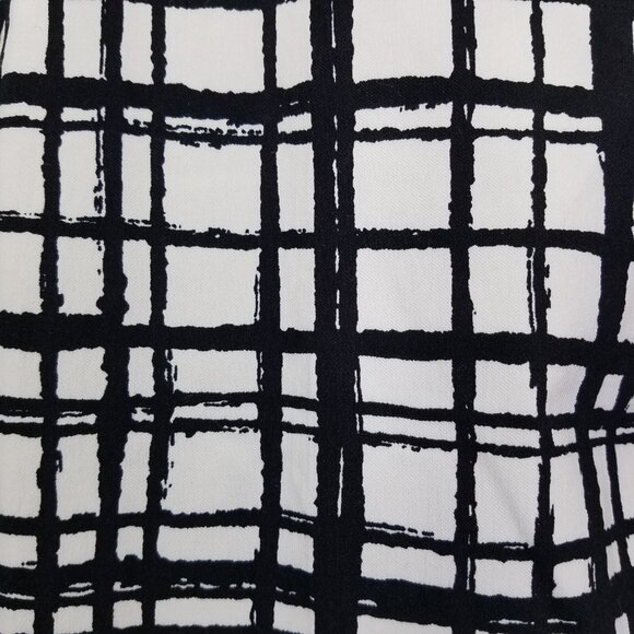 Swing Control Pants Women's 2 Paint Stripe Print Black & White Mid-Rise Golf NEW - Picture 13 of 16